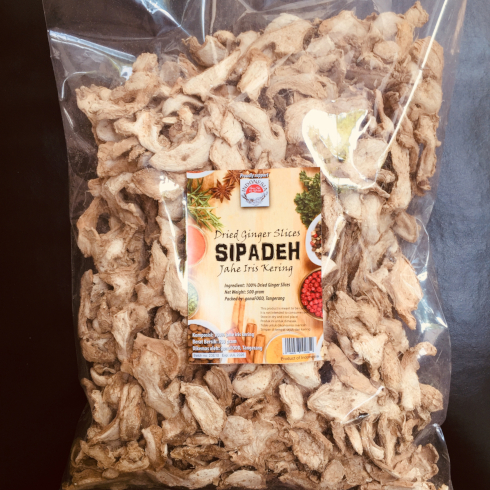 Sliced and Dried Ginger Private label pack