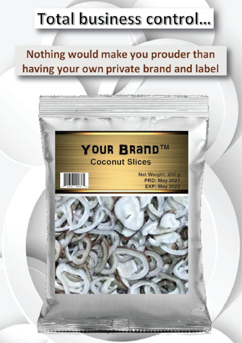 dry coconut private label
